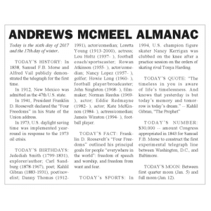 Andrews McMeel Almanac