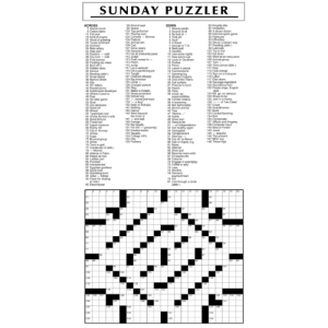 Crossword Puzzler Sunday