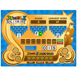 Jumble Solitaire – flash only