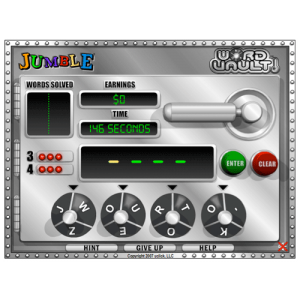 Jumble Word Vault – flash only