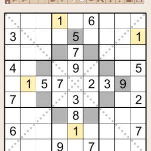 Conceptis Diagonal Sudoku