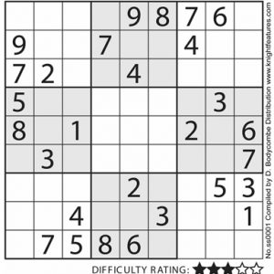 SUDOKU CLASSIC