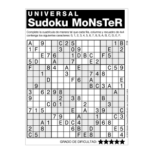 Sudoku Monster