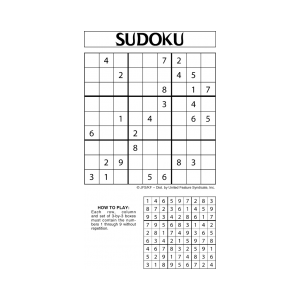 United Sudoku Sunday Classics