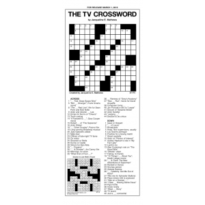 Sample of The TV Crossword