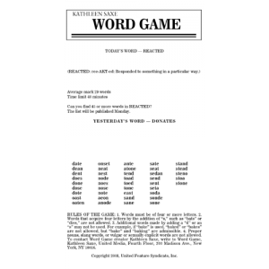 Word Game