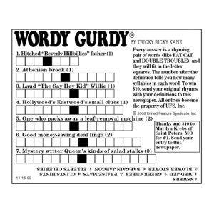 Wordy Gurdy